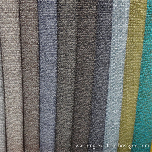 Polyester Linen Upholstery Fabric